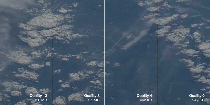JPG Comparison - Earth