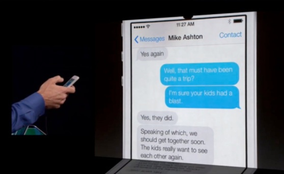 iOS 7 Messages